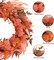 20” Lifelike Fall Wreath for Front Door – Autumn Harvest Decor with Maple Leaves & Berries for Porch, Farmhouse, Halloween & Thanksgiving